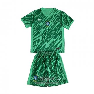 Tercera Camiseta Brasil Portero 2024 Nino