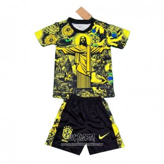 Camiseta Brasil Jesus 2024-2025 Nino Amarillo