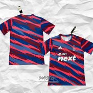 Camiseta Pre Partido del Nottingham Forest 2024 Rojo Azul