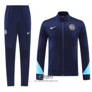 Chandal de Chaqueta del Chelsea 2024-2025 Azul