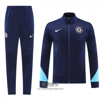 Chandal de Chaqueta del Chelsea 2024-2025 Azul