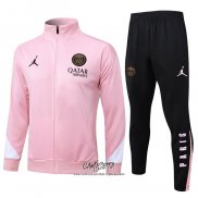 Chandal de Chaqueta del Paris Saint-Germain Jordan 2024-2025 Rosa