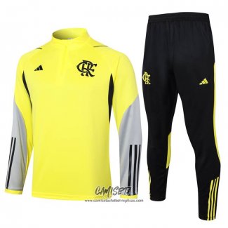 Chandal de Sudadera del Flamengo 2024-2025 Amarillo