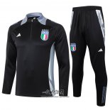 Chandal de Sudadera del Italia 2024-2025 Nino Negro