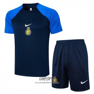 Chandal del Al Nassr 2024-2025 Manga Corta Azul - Pantalon Corto