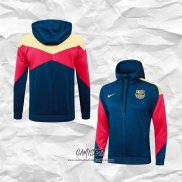 Chaqueta con Capucha del Barcelona 2024-2025 Azul