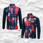 Chaqueta del Paris Saint-Germain 2024-2025 Rojo y Azul