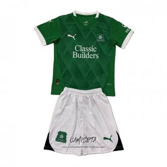 Primera Camiseta Plymouth Argyle 2024-2025 Nino