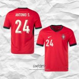 Primera Camiseta Portugal Jugador Antonio S. 2024