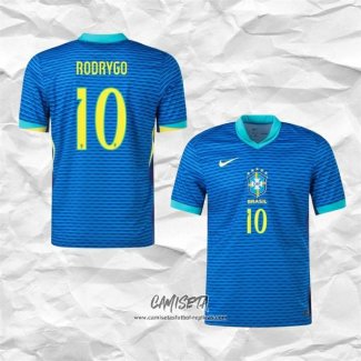 Segunda Camiseta Brasil Jugador Rodrygo 2024