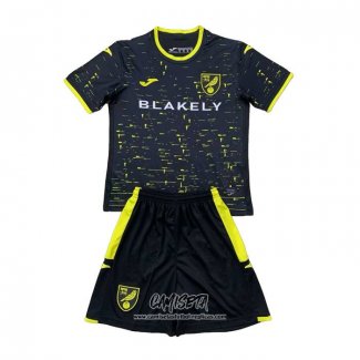 Segunda Camiseta Norwich City 2024-2025 Nino