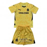 Segunda Camiseta Olympique Marsella Portero 2024-2025 Nino