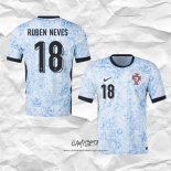 Segunda Camiseta Portugal Jugador Ruben Neves 2024