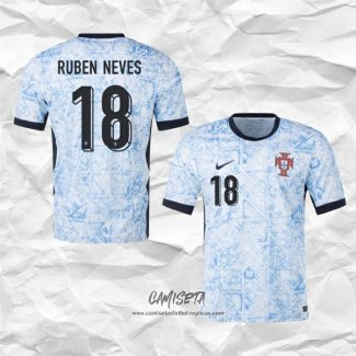 Segunda Camiseta Portugal Jugador Ruben Neves 2024