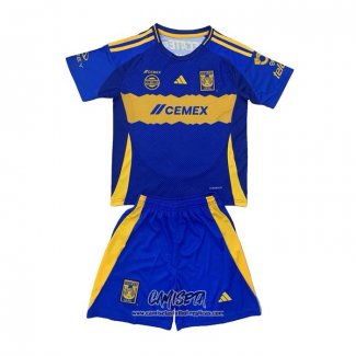 Segunda Camiseta Tigres UANL 2024-2025 Nino