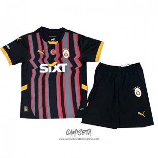 Tercera Camiseta Galatasaray 2024-2025 Nino