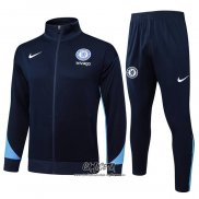 Chandal de Chaqueta del Chelsea 2024-2025 Azul