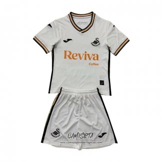 Primera Camiseta Swansea City 2024-2025 Nino