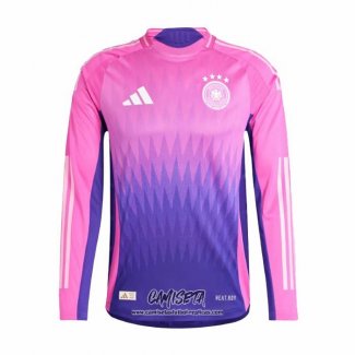 Segunda Camiseta Alemania 2024 Manga Larga