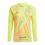 Segunda Camiseta Mexico Portero 2024 Manga Larga