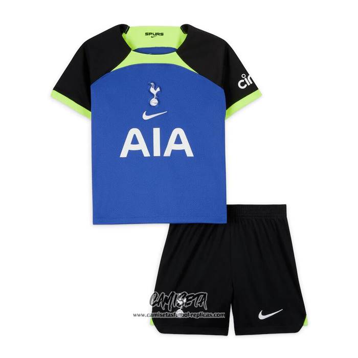 Segunda Camiseta Tottenham Hotspur 2022-2023 Nino